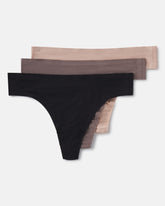 SPANXsmoothâ„¢ Fit-To-You Modal Thong 3-Pack Box